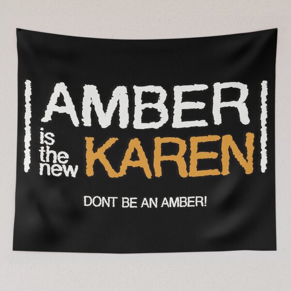 Item preview, Amber is the new Karen!  Dont be an Amber!  Spoof on orange is the new black. Funny shirt sticker designed and sold by MunsyArt.