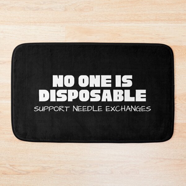 Item preview, Harm Reduction - No one is Disposable - Support Needle Exchanges designed and sold by Absolute-Garlic.