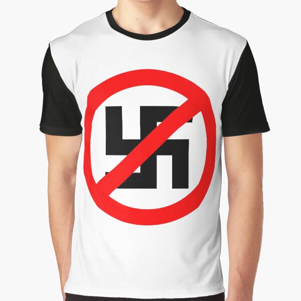Vista previa del artículo con la obra «Antinazi», diseñado y vendido por Anti-fascist Store.