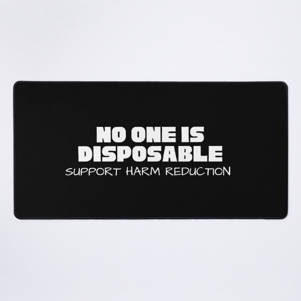 Harm Reduction Mouse Pads Desk Mats for Sale Redbubble