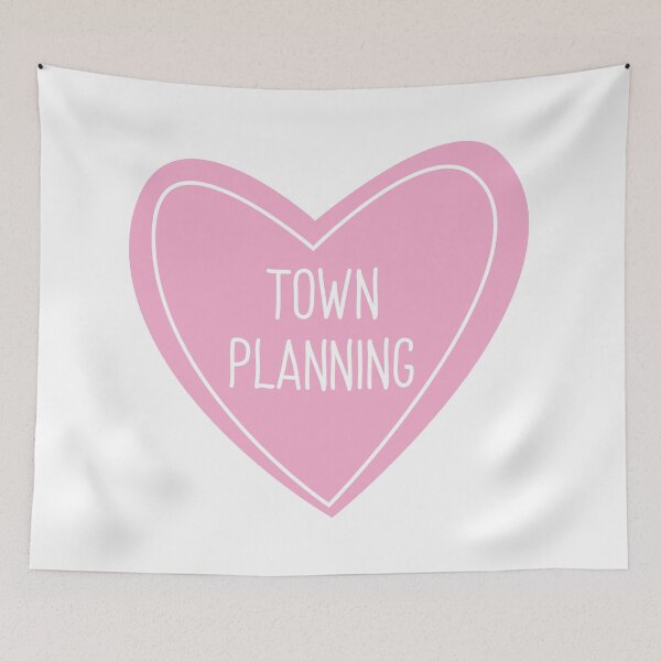 Item preview, Town Planner Heart designed and sold by teesaurus.