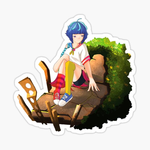 Bubble Uta / Bubble Anime Girl  Sticker for Sale by Ani-Games