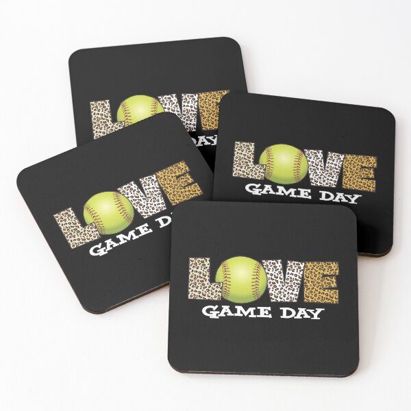 Item preview, Love Game Day Leopard Skin Heart Fastpitch Softball designed and sold by 99Fastpitch.