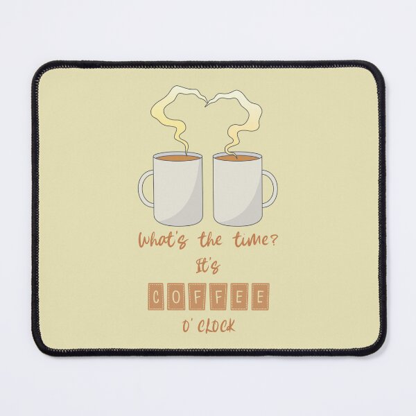 Item preview, Coffee O'Clock - No Coffee No Workee designed and sold by Abhishek Goldar.