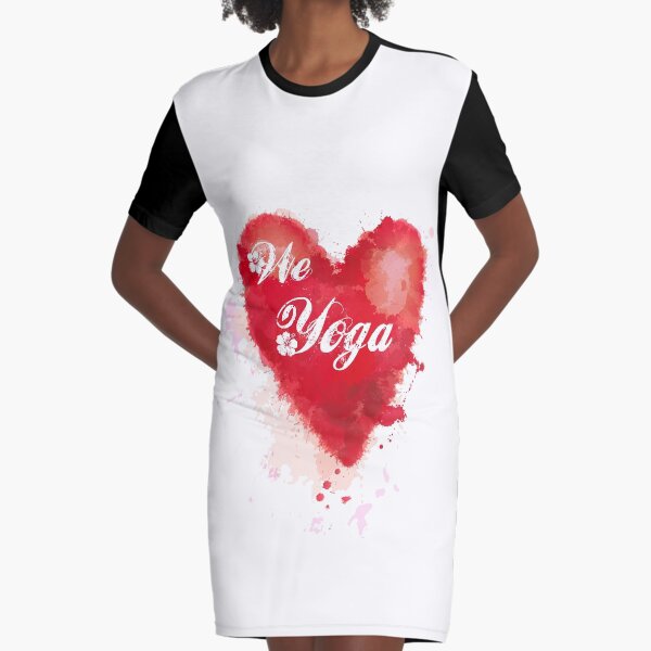 We love Yoga Vestido camiseta