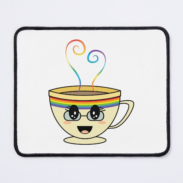 Item preview, Equalitea Rainbow Flag Pride w/ lashes and glasses designed and sold by qteapiecastle.