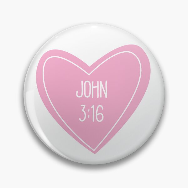 Item preview, John 3:16 Heart designed and sold by teesaurus.