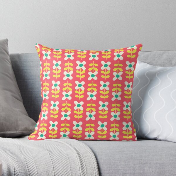 Bohemian Flower Patterns Throw Pillow