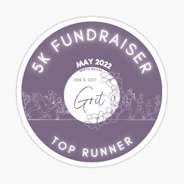 She's Got Grit 5K Sticker