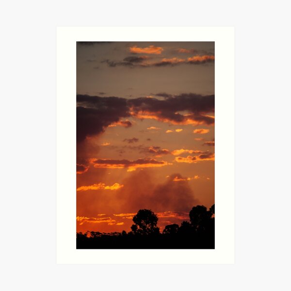 Fire in the Sky Art Print