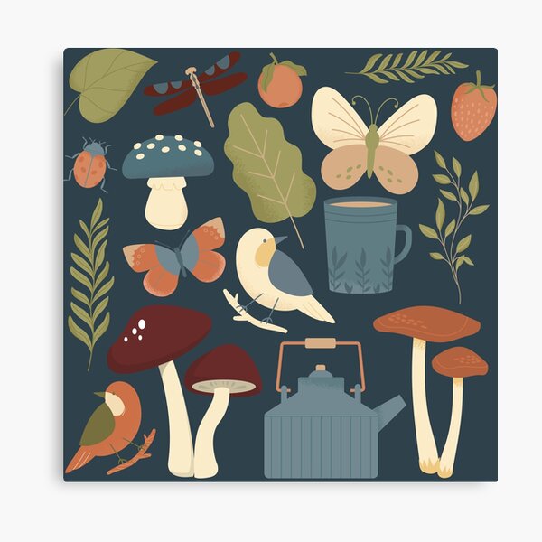 Soft Garden Life Canvas Print