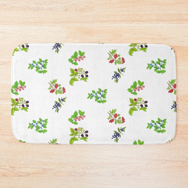 Item preview, Mixed Berry Branches - Blueberries, Blackberries, Wild Berries designed and sold by silviaol.