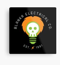 blanka electrical co. Metal Print
