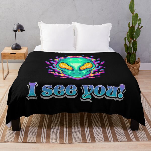 Item preview, I see you! Alien head hypnotic art. Aliens fans gift. designed and sold by paulo silveira.