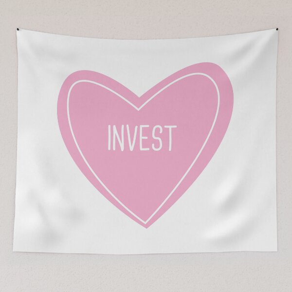 Item preview, Invest Heart designed and sold by teesaurus.