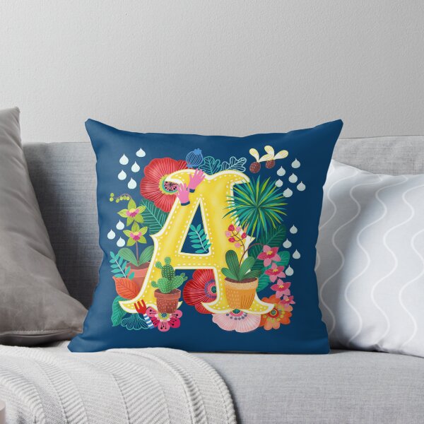 Item preview, Spring Floral Initial Letter A designed and sold by livillustration.