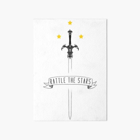 Rattle the stars 2 Art Board Print