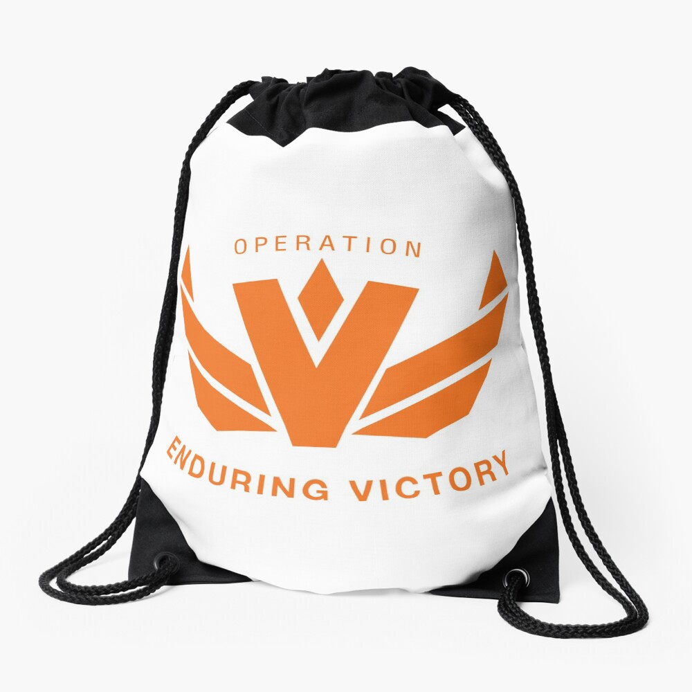 Operation Enduring Victory Drawstring Bag