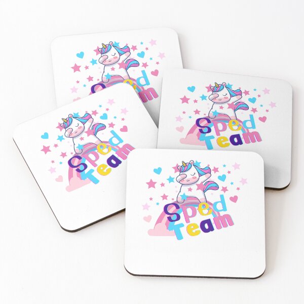 Item preview, funny unicorn colorful,team sped designed and sold by behappysiempre.