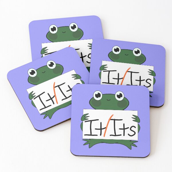 Item preview, It/Its Pronouns Pin Frog Neopronouns It designed and sold by Spell-the-Bee.