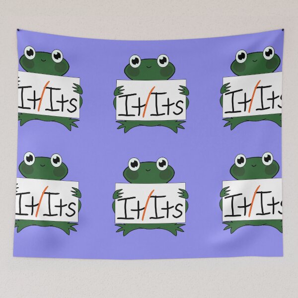 Item preview, It/Its Pronouns Pin Frog Neopronouns It designed and sold by Spell-the-Bee.