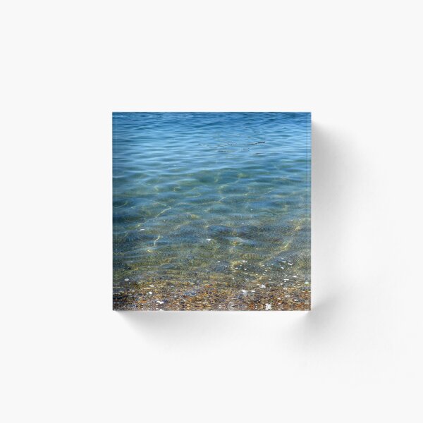 Blissful Blue Acrylic Block