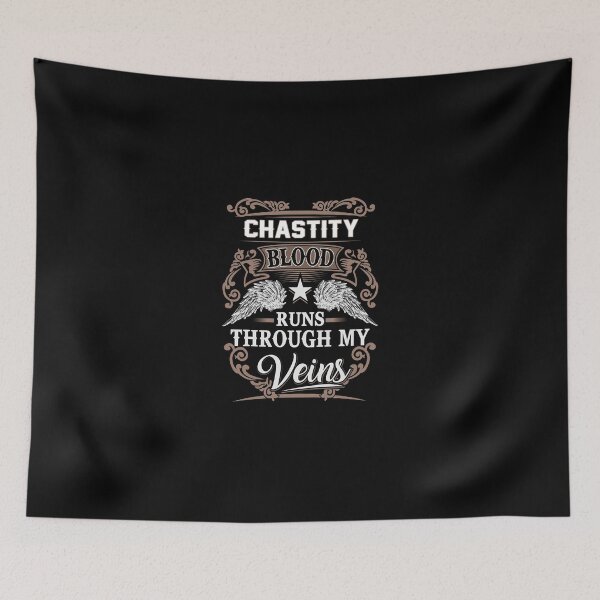 Item preview, Chastity Name T Shirt - Chastity Blood Runs Through My Veins  Gift Item Tee designed and sold by anthonyodo.