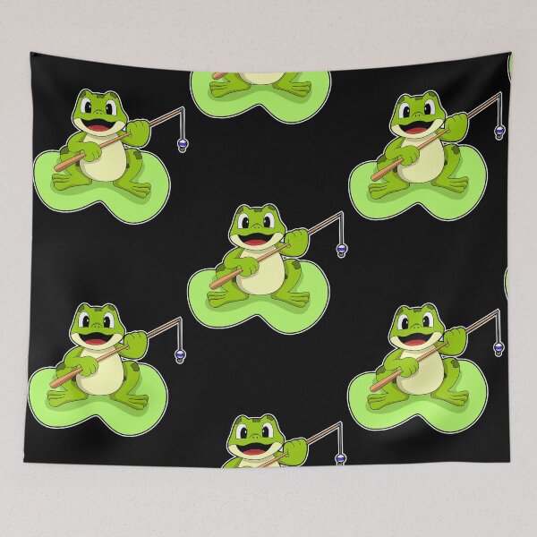 Item preview, FrogatFishingwithFishingrod designed and sold by Cassandr303792.