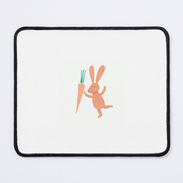 Item preview, Mischievous Cute Bunny with Huge Carrot  designed and sold by tagmoj.