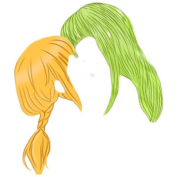 "Anime girls kissing" Poster for Sale by Artistkhg | Redbubble