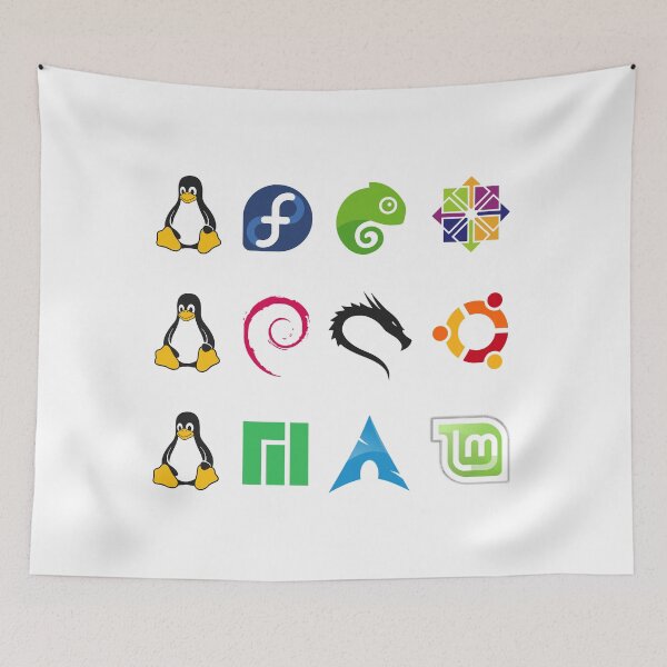 Item preview, 3 Linux Tux and 9 of the Most Popular Linux Distros designed and sold by MiridaSolano.