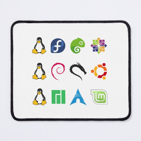 Item preview, 3 Linux Tux and 9 of the Most Popular Linux Distros designed and sold by MiridaSolano.