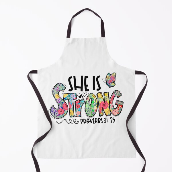Item preview, She Is Strong Proverbs 31:25 designed and sold by MahGifts.