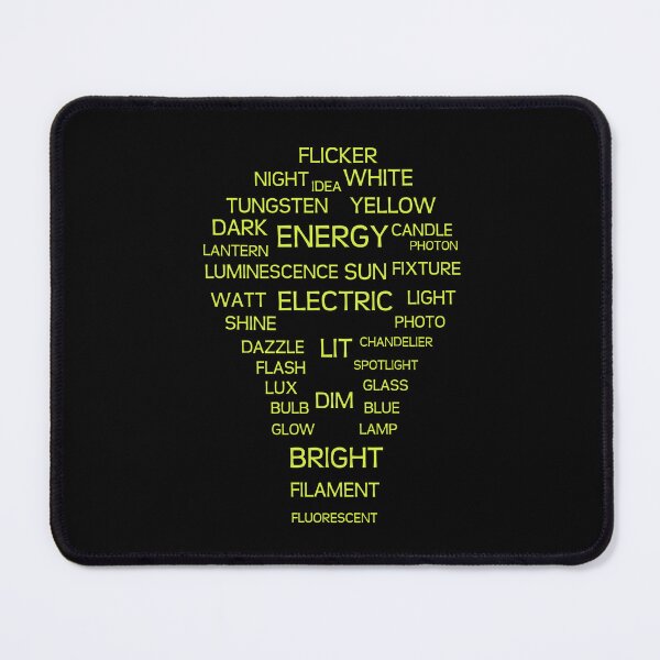 Item preview, Light bulb of words designed and sold by Pietopia.