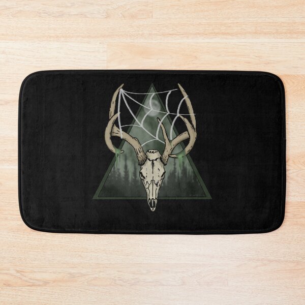 Item preview, Deer Skull With Forest Background designed and sold by WiseWitch.
