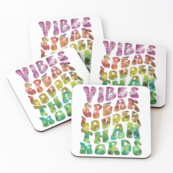 Item preview, Vibes Speak Louder Than Words designed and sold by starwilliamsart.