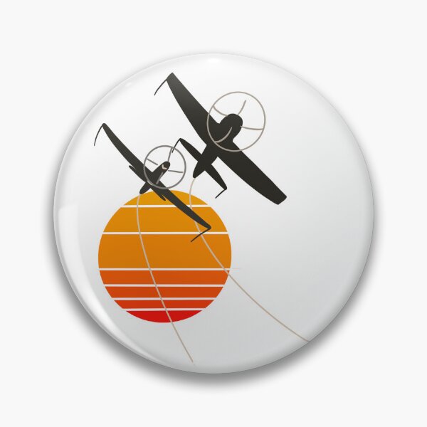 Item preview, Sunset Fighters - Vintage Sunset Flying designed and sold by RampRatGear.