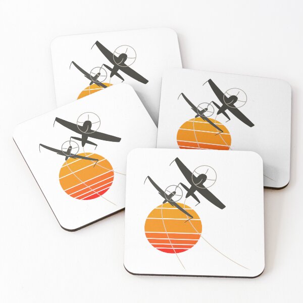 Item preview, Sunset Fighters - Vintage Sunset Flying designed and sold by RampRatGear.