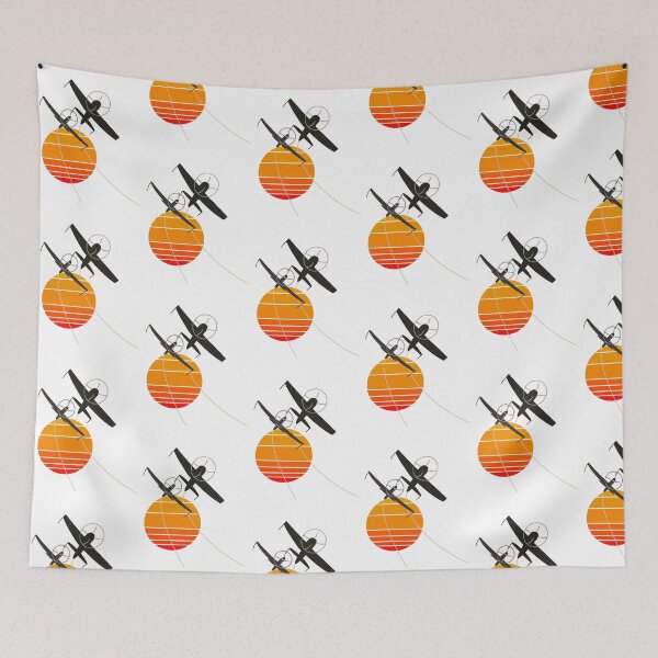 Item preview, Sunset Fighters - Vintage Sunset Flying designed and sold by RampRatGear.