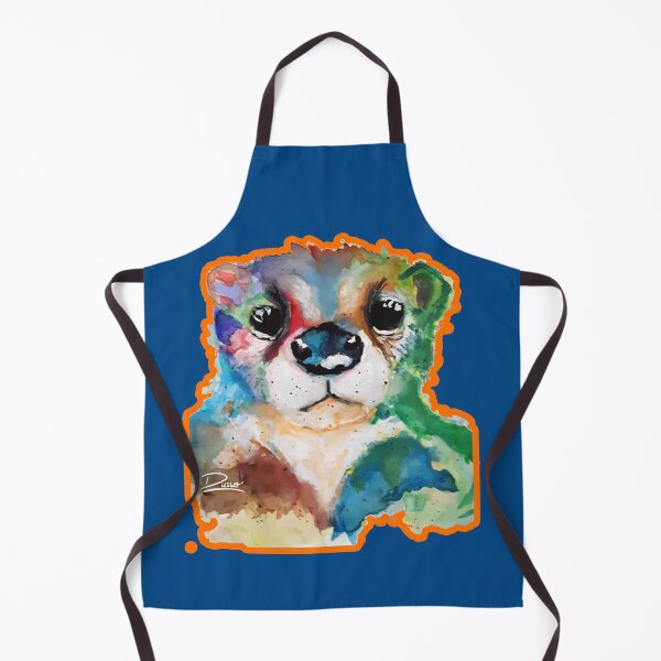 Artikelvorschau, Baby Seeotter, bunt aquarelliert entworfen und verkauft von dusso.