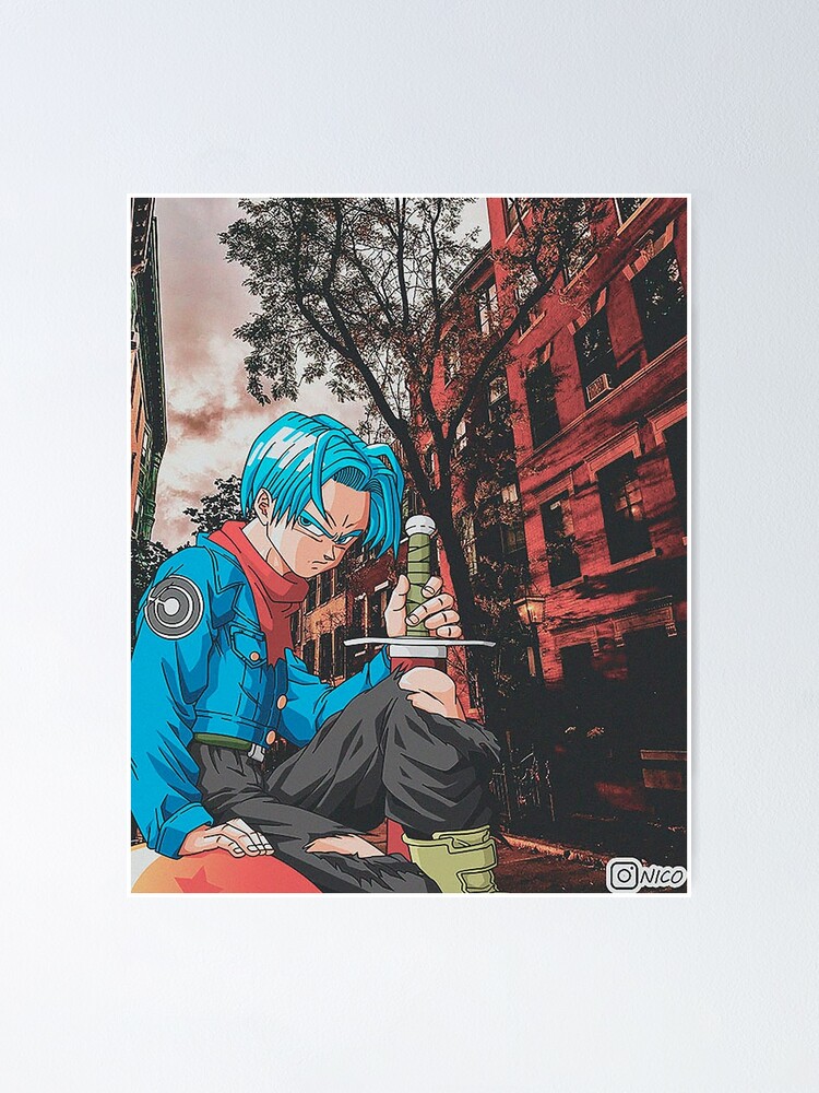 Future Trunks Super Saiyan Poster for Sale by bielmegamiart