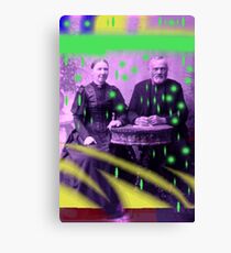 A colourful old couple Canvas Print