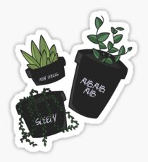 Plants In Tubs Sticker