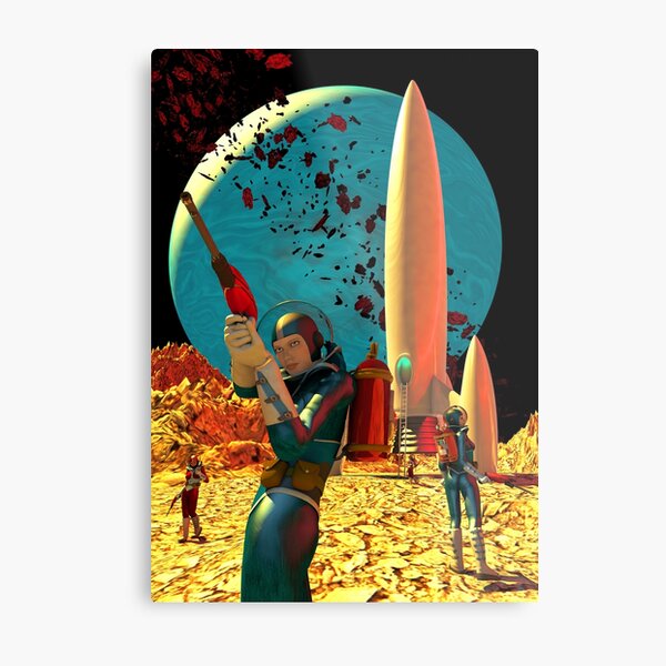 Pulp Metal Print