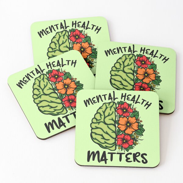 Item preview, Mental Health Matters Awareness Flowers designed and sold by MindfulMeta.
