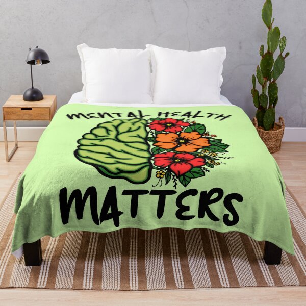 Item preview, Mental Health Matters Awareness Flowers designed and sold by MindfulMeta.