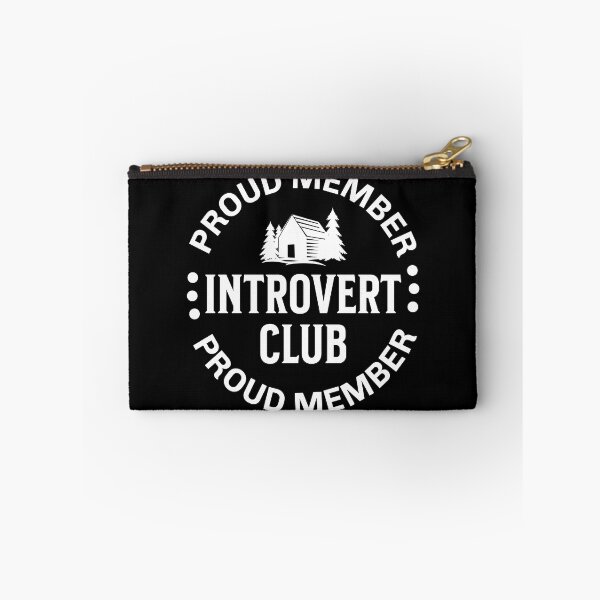 Item preview, Anti-social Proud Member Introvert Club designed and sold by TheCrazyBear.