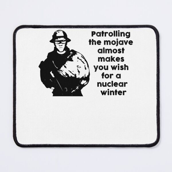 Item preview, Creation Release Spiritual Pain Cool Patrolling The Mojave Almost For A Nuclear Winter Black Gifts designed and sold by ClothesJohnson.