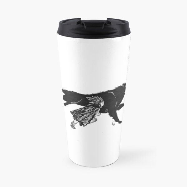 Running Wolf Travel Mug