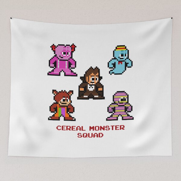 Item preview, Cereal Monster Squad 8bit Pixel Art T-Shirt designed and sold by Shireley1379.